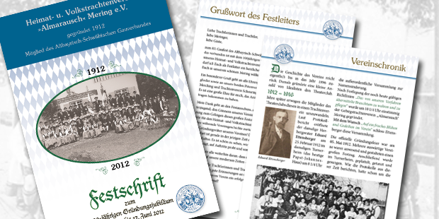 Digitaldruck Festzeitschrift